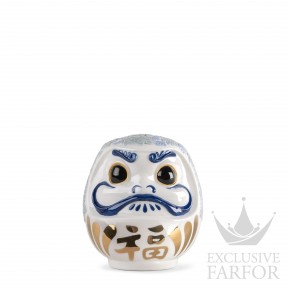 01009576 Lladro World Cultures "Japanese Traditions" Статуэтка "Дарума (синий)" 12 х 12см