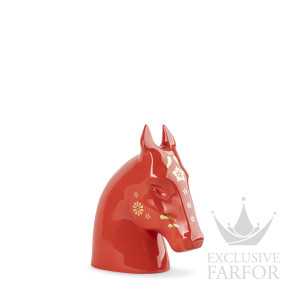 01009788 Lladro World Cultures "Chinese Zodiac" Статуэтка "Лошадь (Красный)" 15 х 15см