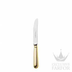 05743068 Robbe & Berking Classic-Faden "Серебро + сплошная позолота" Нож для пирожных и фруктов 16,8см