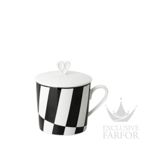 10650-426466-15482 Rosenthal Home Monochrome "Stripes" Кружка с крышкой 0,38л