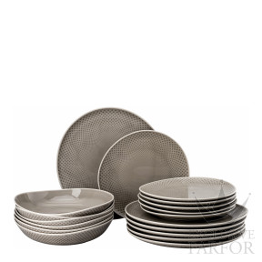 10540-405201-28647 Rosenthal Junto Pearl Grey Набор из 18 предметов
