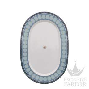 19850-426351-12740 Rosenthal Signum by Swarovski "Azure" Блюдо овальное 40см