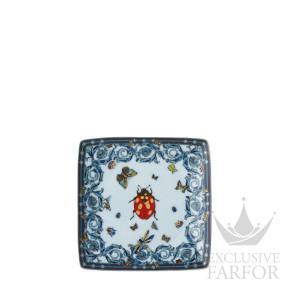 11940-409724-15253 Rosenthal Versace Le Jardin de Versace Anniversary "Blue" Чаша квадратная 12см