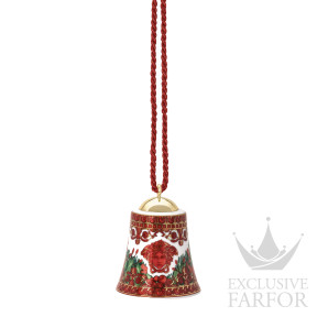 14089-409960-27911 Rosenthal Versace Love Baroque Holiday Фарфоровый колокольчик 7см