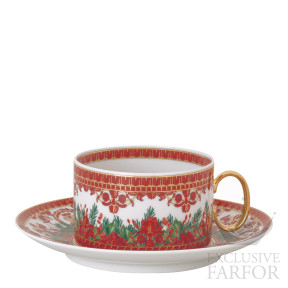 19335-409960-14640 Rosenthal Versace Love Baroque Holiday Чашка чайная с блюдцем 0,2л