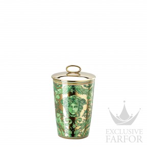 14402-409959-24868 Rosenthal Versace Medusa Garland "Green" Ароматическая свеча 14см