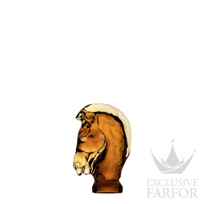 Шахматная фигура "Конь - янтарный" 9,5см