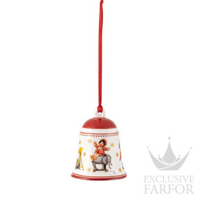 Украшение "Рождественский колокольчик" (Красный) 6,5см