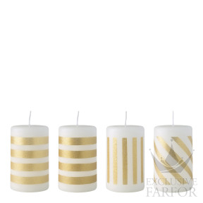 1486777431 VB Christmas Chic Свеча 10см, 4шт.