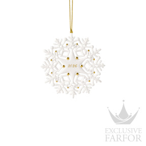 1486754364 VB Christmas Classics Украшение "Снежинка - 2026" 10,5см