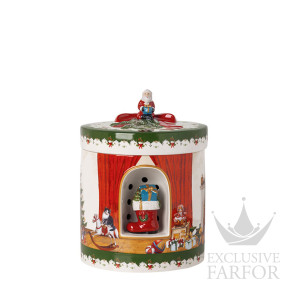 Подарочная упаковка "Санта с подарками" 22см