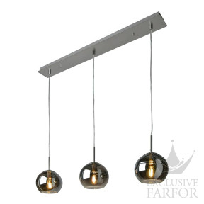 Подвесная лампа "Серый" 150х75х16см