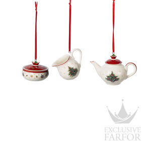 Украшение "Кофейный набор" 6,3см, 3шт.