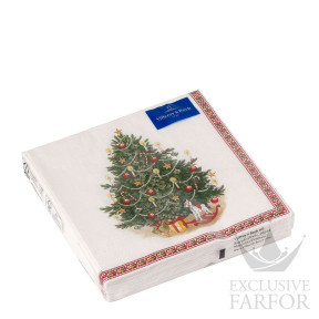 Салфетка "Рождественская елка" 25см, 20шт.