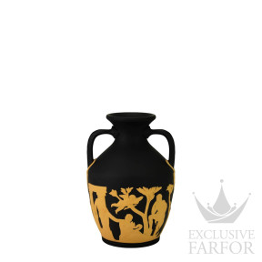 1075607 Wedgwood Iconic Ваза "Черный, золотой" 15,3см