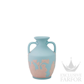 1075609 Wedgwood Iconic Ваза "Голубой, розовый" 15,3см