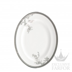 50127203001 Wedgwood Vera Wang - Lace "Platinum" Блюдо овальное 35см