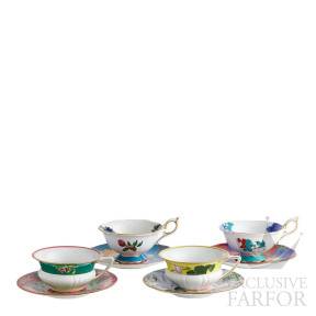 Чашка чайная с блюдцем 140мл, 4шт.