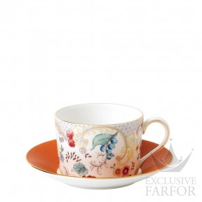 40032680 Wedgwood Wonderlust "Rococo Flowers" Чашка чайная с блюдцем 150мл
