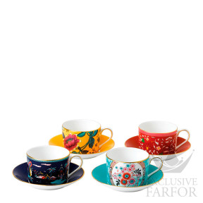 Чашка чайная с блюдцем 150мл, 4шт.