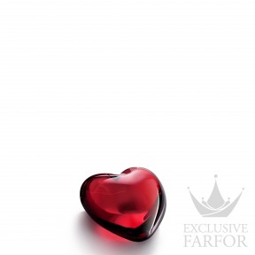 1761585 Baccarat Coeur Статуэтка "Сердце - красный" 4,2см