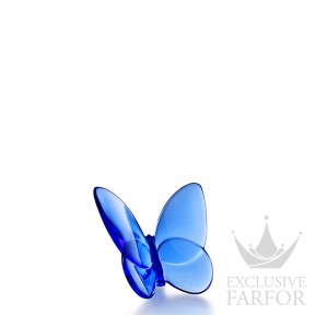 2102546 Baccarat Papillon Статуэтка "Бабочка - синий" 6,5см