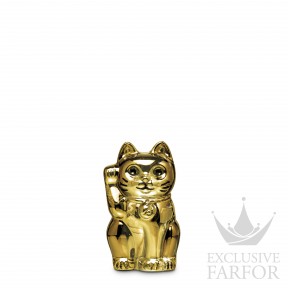 2612997 Baccarat Chat "Maneki Neko" Статуэтка "Кошка - золотой" 10см