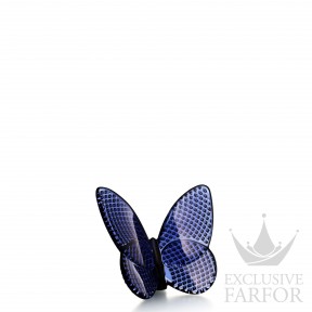 2814726 Baccarat Papillon Статуэтка "Бабочка - темно-синий" 6,5см