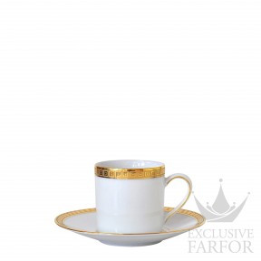 0467-79 Bernardaud Athena Or Чашка эспрессо с блюдцем 80мл
