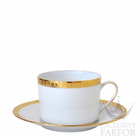 0467-91 Bernardaud Athena Or Чашка чайная с блюдцем 150мл