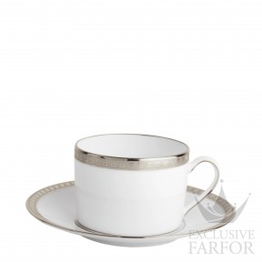0448-91 Bernardaud Athena Platine Чашка чайная с блюдцем 150мл