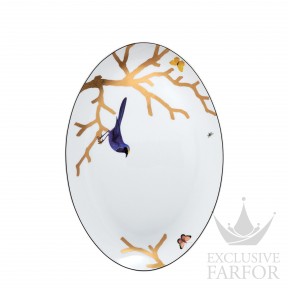 2488-107 Bernardaud Aux Oiseaux Блюдо овальное 38см