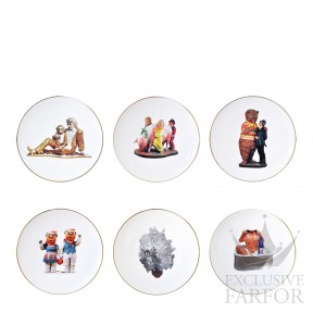 0940-21259-60-2-6 Bernardaud Banality Series - Jeff Koons (Лимитированная серия на 4500 пред.) Набор 12 предметов
