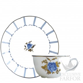 1829-89 Bernardaud Brocante Чашка чайная с блюдцем 130мл