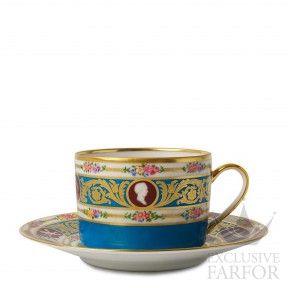 L749-91 Bernardaud Catherine II Чашка чайная с блюдцем 150мл