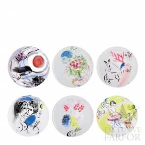 0088-13-6 Bernardaud Collection Marc Chagall Тарелка главная 27см, 6шт.