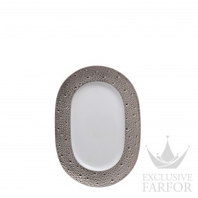 0738-125 Bernardaud Ecume Platine Блюдо для гарнира 21,5x15см