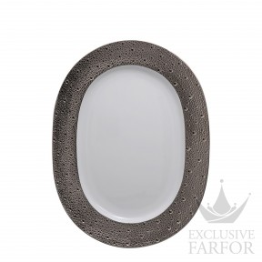 0738-20515 Bernardaud Ecume Platine Блюдо овальное 35см