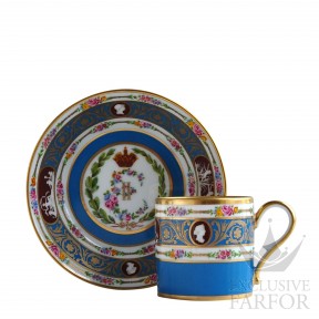 L413-4519 Bernardaud Historic Cups "Catherine Ii De Russie" Чашка с блюдцем