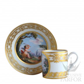 L596-4519 Bernardaud Historic Cups "Venus Corrigeant L Amour" Чашка с блюдцем