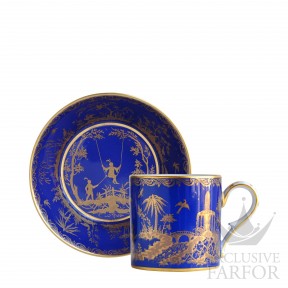 L693-4519 Bernardaud Historic Cups "Chinoiserie Fond Bleu" Чашка с блюдцем