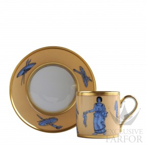 L697-4519 Bernardaud Historic Cups "Etrusque Bleu" Чашка с блюдцем