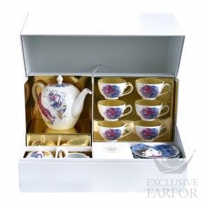 1828-22626 Bernardaud Les Bouquets de Fleurs - Marc Chagall Чайный сервиз на 6 персон 15 предметов