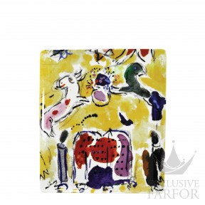 1171-8229 Bernardaud Les vitraux d'Hadassah - Marc Chagall Чаша прямоугольная 26,5х23,5см