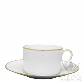 0932-83 Bernardaud Palmyre Чашка для завтрака с блюдцем 250мл
