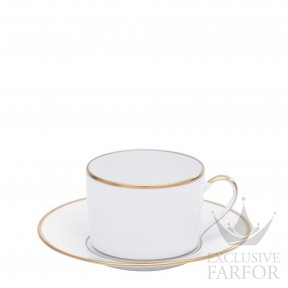 0932-91 Bernardaud Palmyre Чашка чайная с блюдцем 150мл