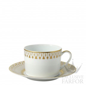 0152-91 Bernardaud Soleil Levant Чашка чайная с блюдцем 150мл