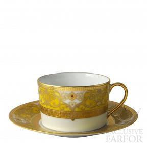 1360-83 Bernardaud Splendid Чашка для завтрака с блюдцем
