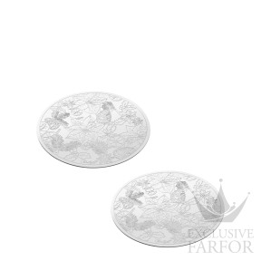 05922007 Christofle Bouquet Givre "Сталь" Подставка для стакана 10см, 2шт.