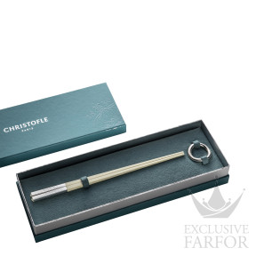 04222732 Christofle Японские палочки - Uni "Посеребрение" Палочки для суши с подставкой "Белый", 2шт.